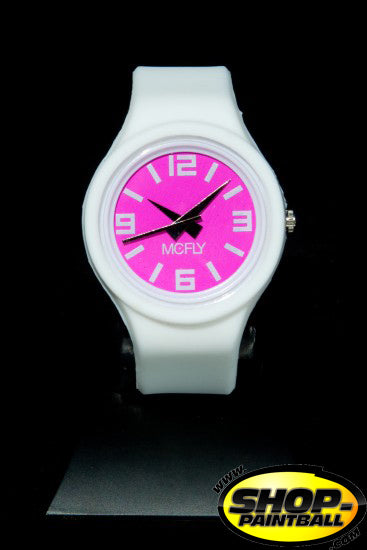 MONTRE MCFLY RONDE BLANCHE ROSE
