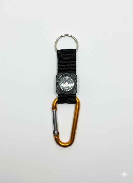 Porte-clés avec Mousqueton et Boussole