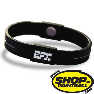 EFX Bracelet Silicone Ovale, Noir/Gris, 20,3 cm EFX Bracelet Silicone Ovale, Noir/Gris, 20,3 cm